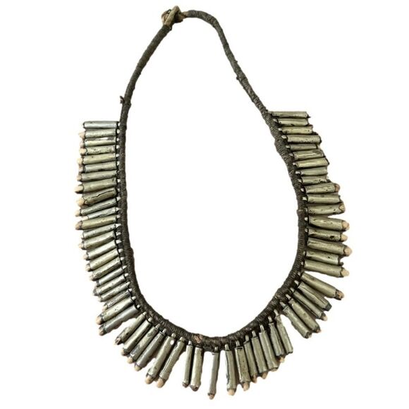 Authentic Vintage Tengura protection necklace from Nepal Tharu Tribe - Picture 1 of 3